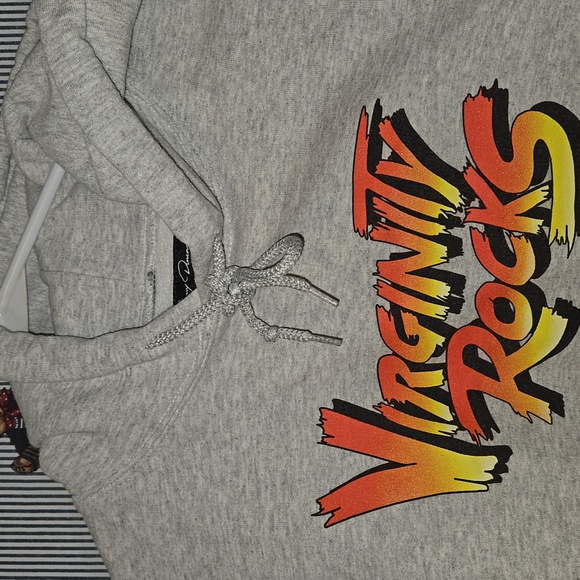 Danny Duncan Virginity Rocks Orange Gray Hoodie Medium - Picture 6 of 9